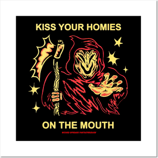 Wizard Of Barge Kiss Your Homies On The Mouth Posters and Art